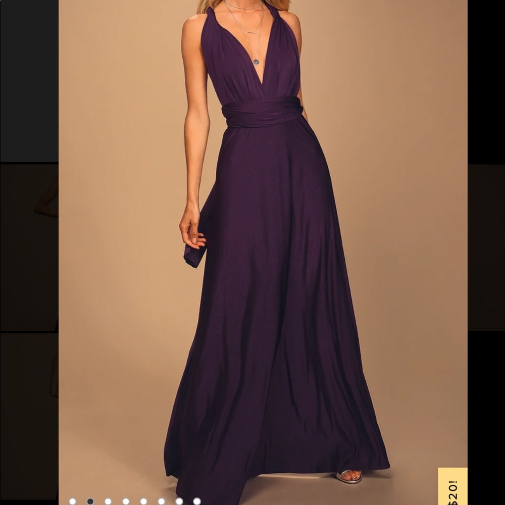 Lulu’s Always Stunning convertible maxi dress